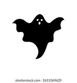Illustration of ghost clipart isolated on white background
