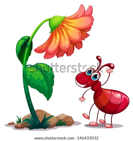 Similar – Image, Stock Photo Ants on a flower bud