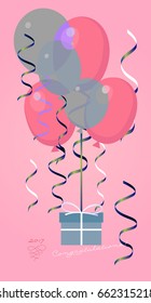 Illustration with gift