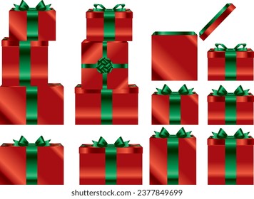 Ilustración de una caja de regalo