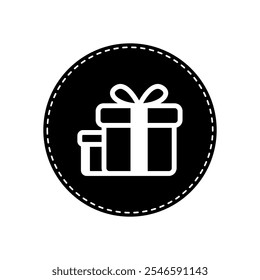 An illustration of a gift box icon