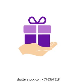 illustration Gift box icon vector eps 10