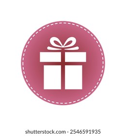 An illustration of a gift boxs icon
