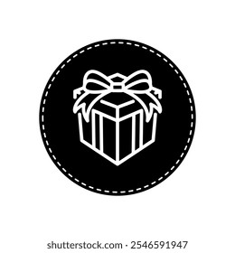 An illustration of a gift boxs icon
