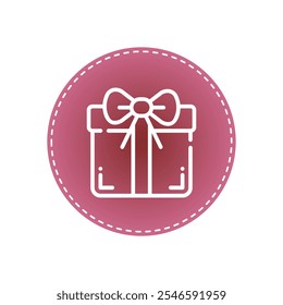 An illustration of a gift boxs icon