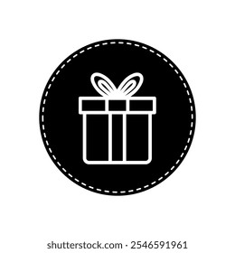 An illustration of a gift boxs icon