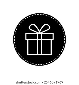 An illustration of a gift boxs icon