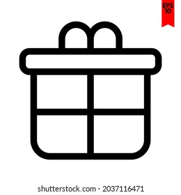 Illustration des Geschenkdesign-Symbols