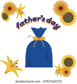 Illustration of a gift for Father's Day