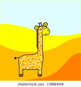 Illustration of giraffe