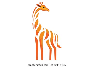 An illustration of a giraffe.