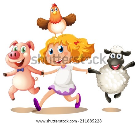 Similar – Image, Stock Photo chicken run Animal Pet