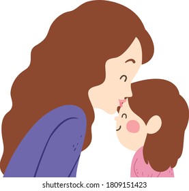 68 Forehead Kiss To Child Stock Vectors, Images & Vector Art | Shutterstock