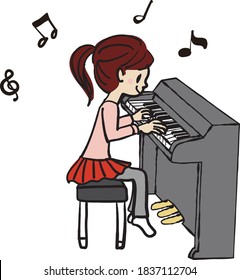 ピアノ イラスト かわいい 鍵盤 High Res Stock Images Shutterstock