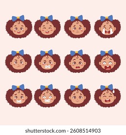 illustration of a girl's expression 
