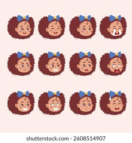 illustration of a girl's expression 