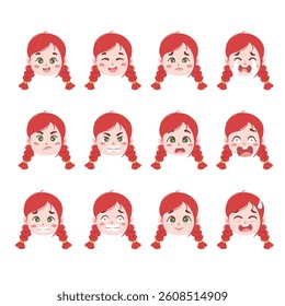 illustration of a girl's expression 