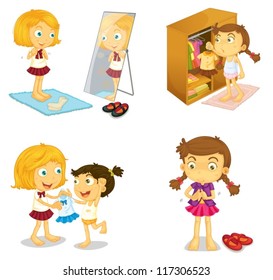 Kids Wearing Clothes Vector Art, Icons, and Graphics for Free Download