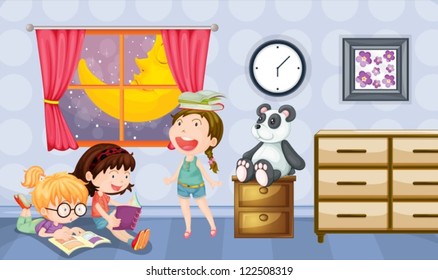 17,745 Cartoon study room Stock Illustrations, Images & Vectors ...