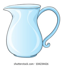 Illustration of a glass jug