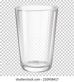 Illustration Of A Glass On A White Background