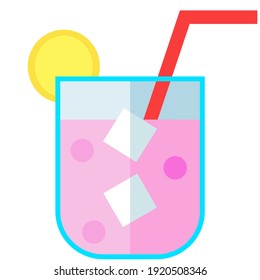 vidrio de ilustración de vector de smoothie