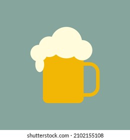 illustration of a glass of soda or beer