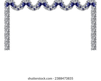 Ilustración de brillantes decoraciones de centros comerciales