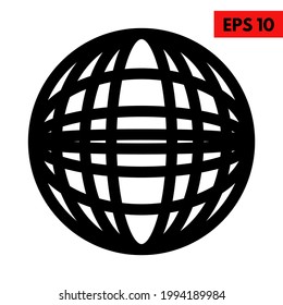 Illustration of global line icon