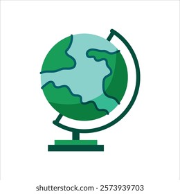 Illustration of Globe on Stand