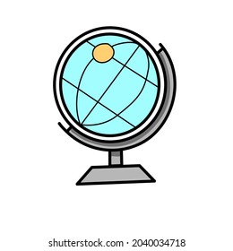 Illustration of globe perfect for icon, object, logo, symbol and ect.