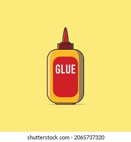 illustration of Glue vector design