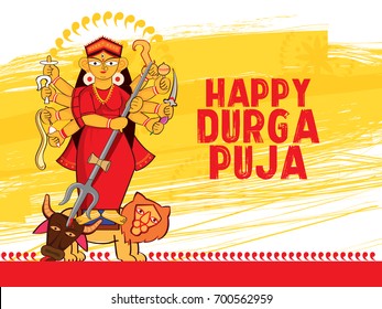 illustration of goddess Durga