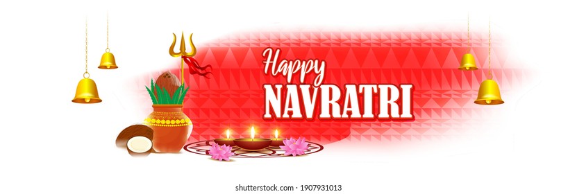 illustration of Goddess Durga Face in Happy Durga Puja, Subh Navratri, maa, abstract background with text Durga puja means Durga Puja