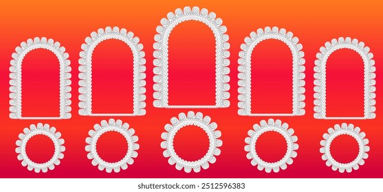 illustration of Goddess Durga in Happy Durga Puja Subh Navratri Indian religious background design for Promotion Offer Sale Banner