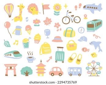 illustration of going outside for fun