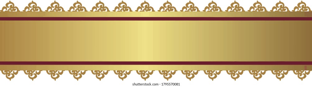 ilustración para marco dorado e ilustración de fondo