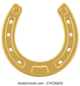 Illustration of the gold horseshoe