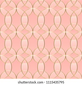 (illustration) gold line background, abstract artistic of geometric background