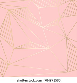 (illustration) gold line background, abstract artistic of geometric background - Shutterstock ID 784971580