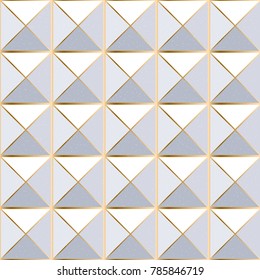 (illustration) gold line background, abstract artistic of geometric background