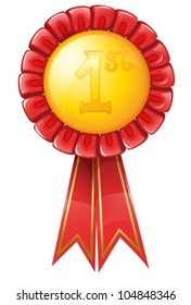 Illustration of a gold medal