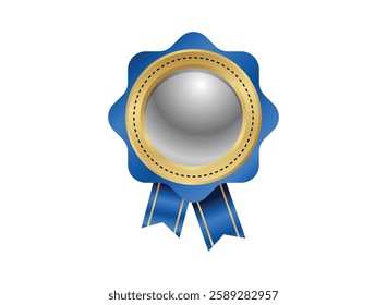 Illustration of an Golden Badge 