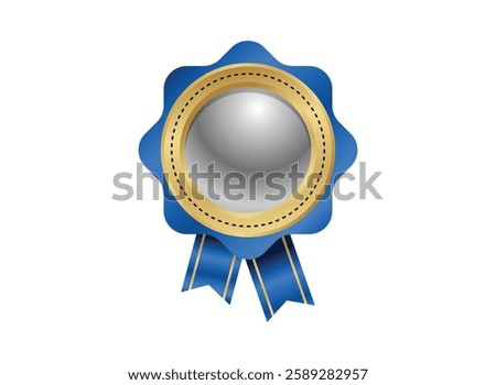 Illustration of an Golden Badge 