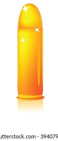 Ilustración de una bala de oro