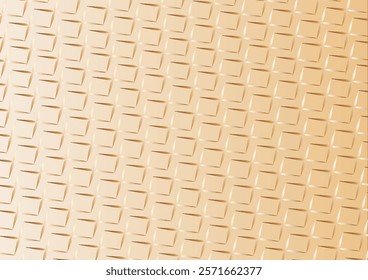 Illustration of a golden gradient geometric shape with reflective light.