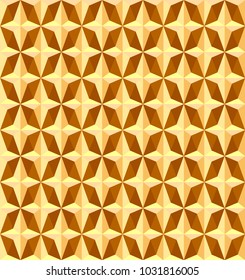 Illustration golden seamless texture geometric patterned background
