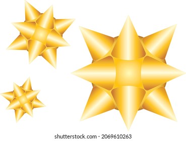 Illustration of golden spike ball