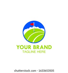 illustration of Golf course. Can be used as a logo - Powered by Shutterstock - Get 15% off with code: PIKWIZARD15