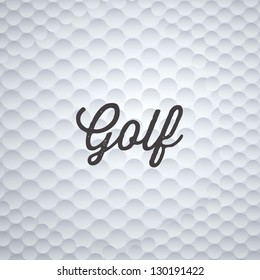 Illustration of golf icons, illustrations of sports and games, vector illustration